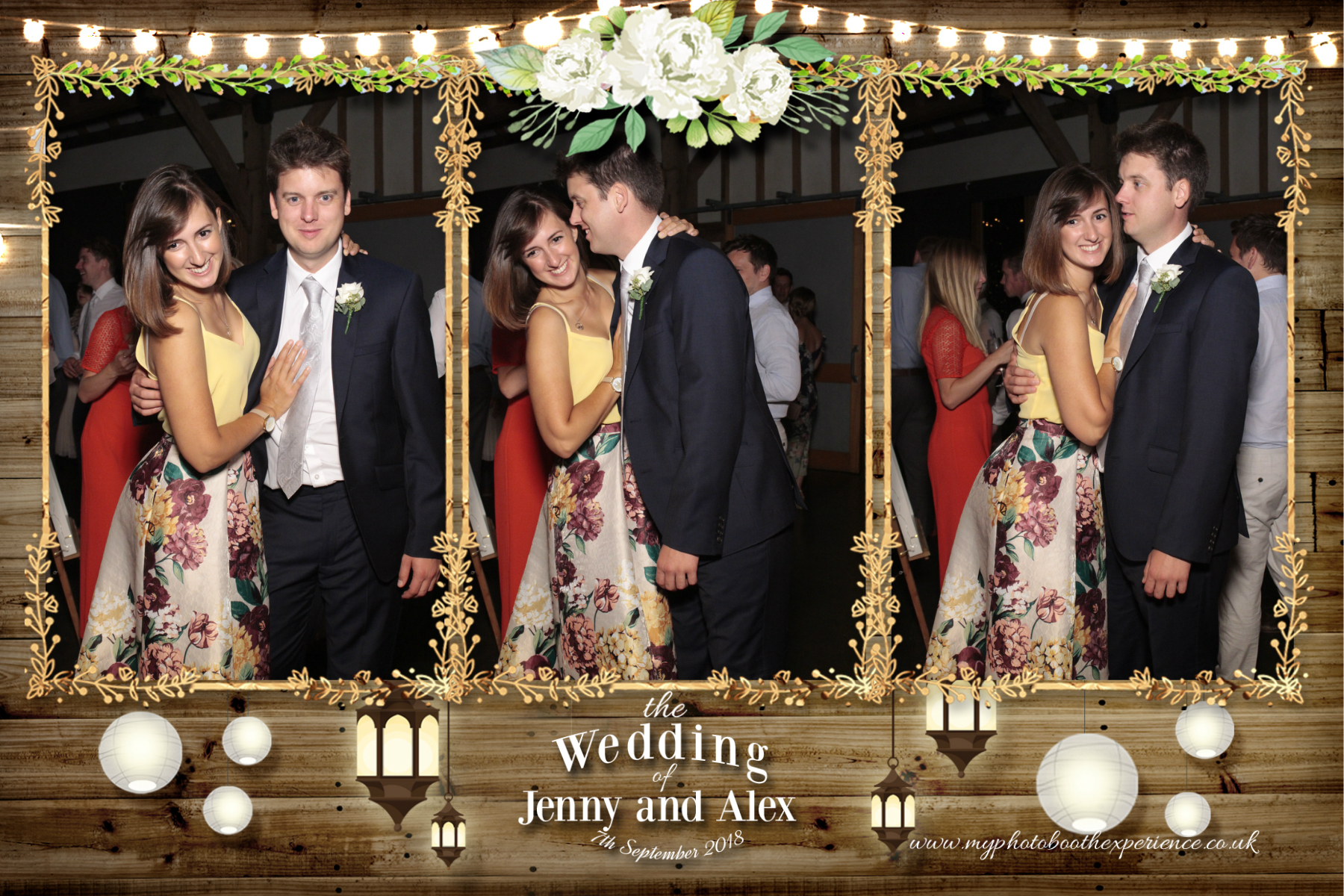 Jenny & Alex's Wedding | View more photos from the event at gallery.myphotoboothexperience.co.uk/u/MyPhotoBoothExperienceLtd/Jenny-Alexs-Wedding